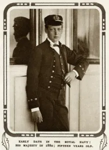 Cadets Prints: Prince George in Royal Navy uniform