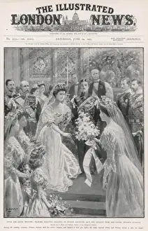 Bouquet Prints: Prince Gustaf Adolf and Princess Margaret of Connaught wed