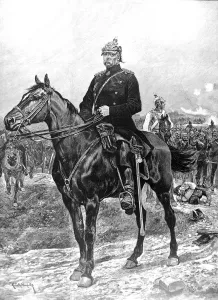 Horse Back Prints: Prince Otto von Bismarck at Sedan, Franco-Prussian War, 1870