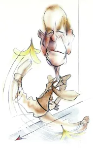 Skin Prints: Prince Philip caricature