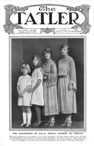 Ashley Prints: Prince Philips four sisters, 1922