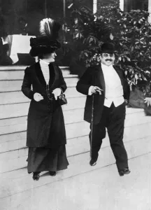 Carlo Prints: Prince and Princess Victor Duleep Singh at Monte Carlo
