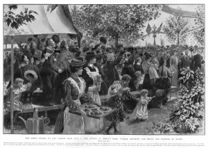 Arrive Prints: Prince and Princess of Wales at Bishops Park, Fulham