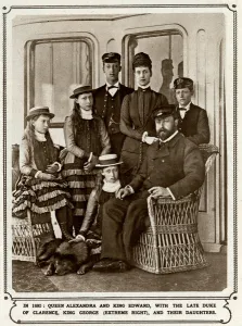Consort Prints: Prince and Princess of Wales with their five children