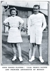 Young Prints: Prince Rainier and Princess Antoinette of Monaco