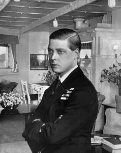 Tour Prints: Prince of Wales in his cabin on HMS Renown