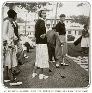Course Prints: The Prince of Wales, Chiberta golf course, Biarritz, 1931