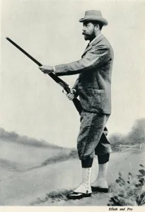 Hunt Prints: Prince of Wales with his gun