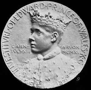 Medal Prints: Prince of Wales Investiture Medal, 1911