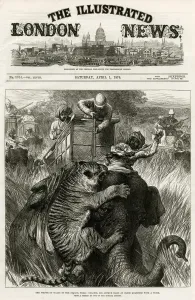 Elephants Prints: Prince of Wales in Nepal Terai, shooting tigers 1876