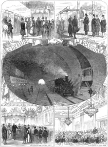 Spectators Prints: The Prince of Wales opening the Mersey Tunnel