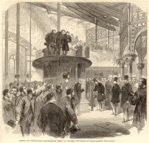 Works Prints: The Prince of Wales opening the Metropolitan Main Drainage W