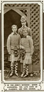 Consort Prints: Princess Alexandra of Wales with her two eldest sons