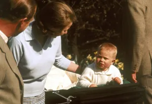 Anne Prints: Princess Anne and baby Prince Edward at Frogmore, 1965