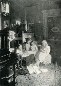 Daughter Prints: Princess Beatrice with her children at Windsor