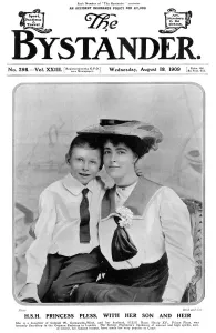 Heinrich Prints: Princess Daisy of Pless with her son