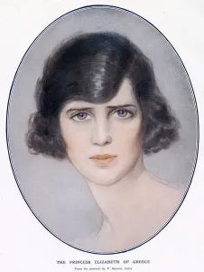 Countess Prints: Princess Elisabeth of Greece and Denmark (1904 - 1955), second daughter of Prince