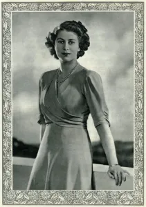Queen Elizabeth II Prints: Princess Elizabeth, announcement of her engagement