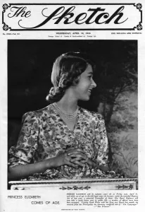 Smiling Prints: Princess Elizabeth Coming of Age - Sketch front cover