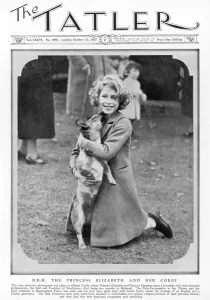 Corgi Prints: Princess Elizabeth and her corgi