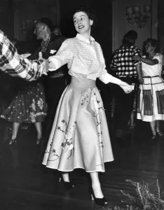 Tours Prints: Princess Elizabeth dancing during Royal Tour of Canada 1951
