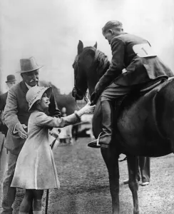 Ponies Prints: Princess Elizabeth at a gymkhana