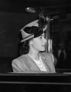Millinery Prints: Princess Elizabeth in a hat