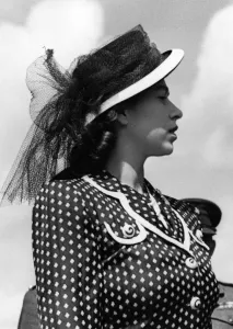 Millinery Prints: Princess Elizabeth in a hat
