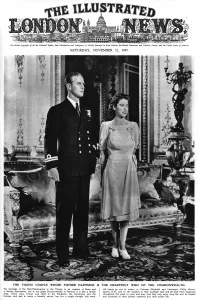 1947 Prints: Princess Elizabeth and Lieutenant Philip Mountbatten