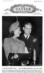 1947 Prints: Princess Elizabeth and Lieutenant Philip Mountbatten