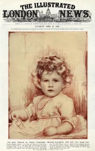 Future Prints: Princess Elizabeth of York on front cover of The Illustrated