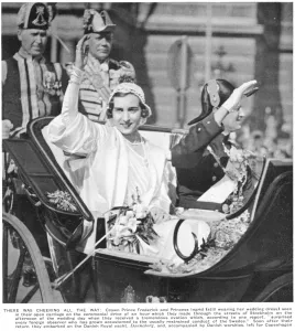 Sweden Prints: Princess Ingrid of Sweden on her wedding day