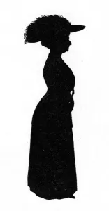 Silhouettes Prints: Princess Louise, Duchess of Argyll - silhouette