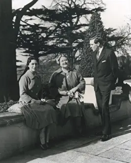 Jones Prints: Princess Margaret and Anthony Armstrong Jones with Queen Mot