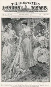 Sweden Prints: Princess Margaret of Connaught a vision in Irish lace