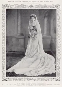 Bouquet Prints: Princess Margaret of Connaught on her wedding day