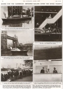 Anthony Prints: Princess Margaret honeymoons on the Britannia