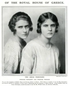 1923 Prints: Princess Margaret and Princess Theodora of Greece