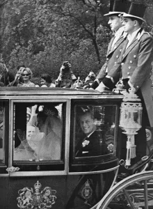 Anthony Prints: Princess Margaret on her way to Westminster Abbey
