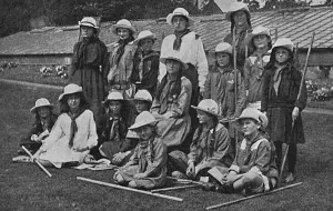 Exile Prints: Princess Marie-Jose of Belgium as a scout in England, WW1