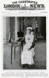 Countess Prints: Princess Mary in hospital nurse uniform 1918