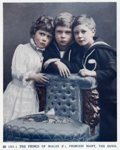 Harewood Prints: Princess Mary, Prince Edward and Prince Albert