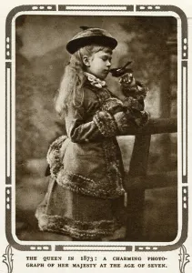Consort Prints: Princess May of Teck as young child