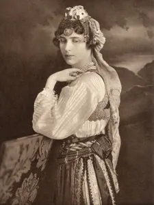 Peasant Prints: Princess Paul of Yugoslavia in traditional costume