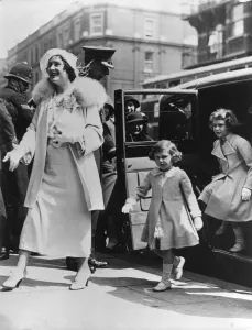 Tournament Prints: Princesses Elizabeth & Margaret arrive at Olympia