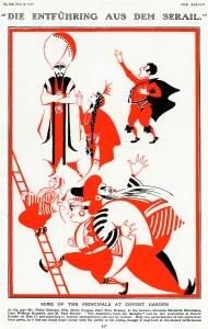 Wilhelm Prints: Some of the principals at Covent Garden