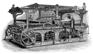 1885 Prints: Printing Machine