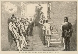 Stairs Prints: Prisoners / Old Bailey