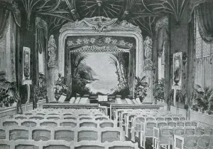 Amateur Prints: The Private theatre at Anglesey Castle