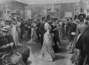 V Iew Prints: Private View at the Royal Academy, London, 1902